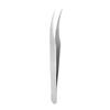 Stainless Steel Curved Tip Nail Art Tweezers Precision Cosmetic Tweezers  For Lash Extensions