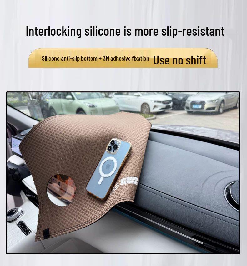 Changan Qiyuan Q05 Leather Dashboard Mat: Sun Protection, Dustproof, Anti-Glare