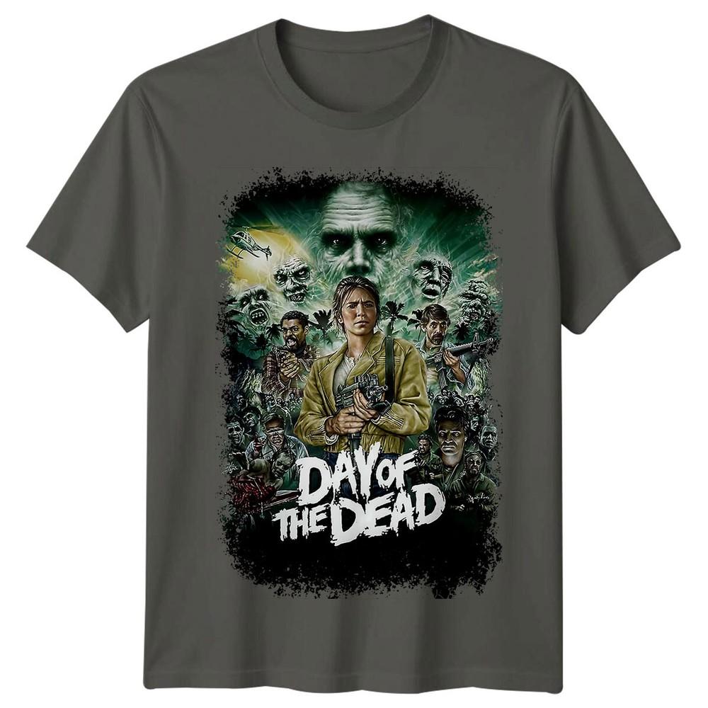 Day Of The Dead 1985 Movie Poster Inspired Tshirt Retro Graphic Tee Unisex