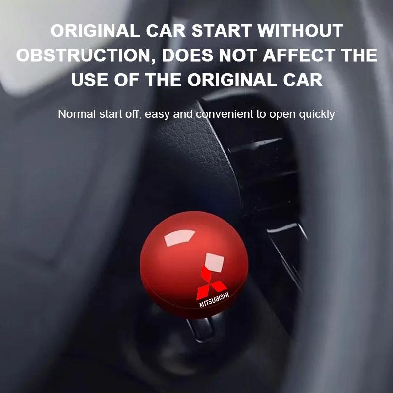 Creative Lifting Lever Type Car Start Ignition Stop Push Button Cover For Mitsubishi Asx Lancer Outlander Pajero Ralliart Accessories Car Styling