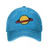 Chuckie Saturn Space Baseball Cap Vintage Distressed Washed Headwear for Unisex Women Outdoor Workouts Hats Cap