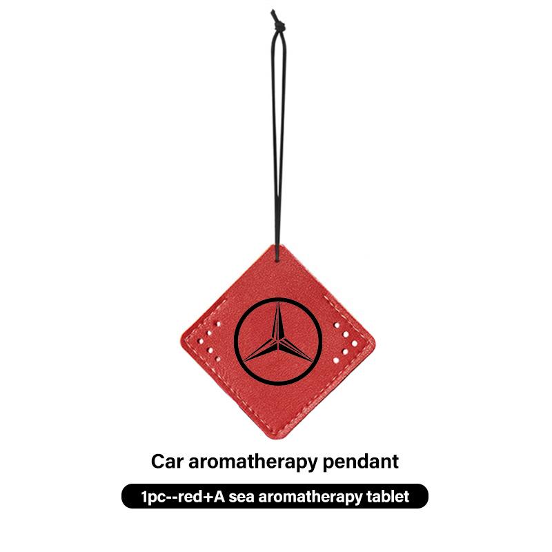 AABIB1 For Benz Car Emblems Interior Pendant Aromatherapy Deodorant Sachet Air Freshener AMG Exclusive W204 W222 W205 W203 W213 W124