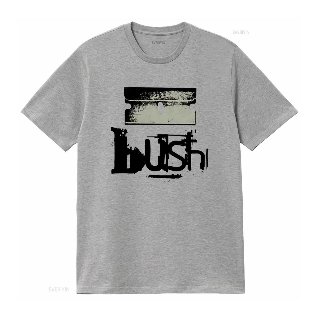 Rare Bush Band Unisex All Size T Shirt 10d756 Vintage Washed Stylish Versatile Casual Soft Fashion Stretched Unisex Comfortable