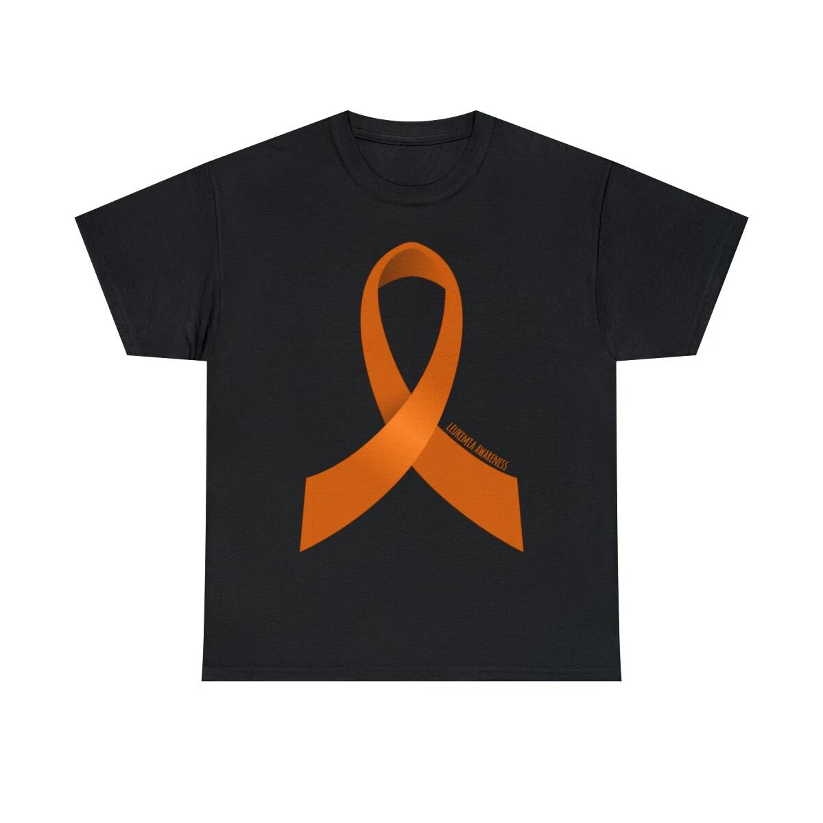 Leukemia Awareness Ribbon Graphic Tee Shirt, S-5XL 4XL