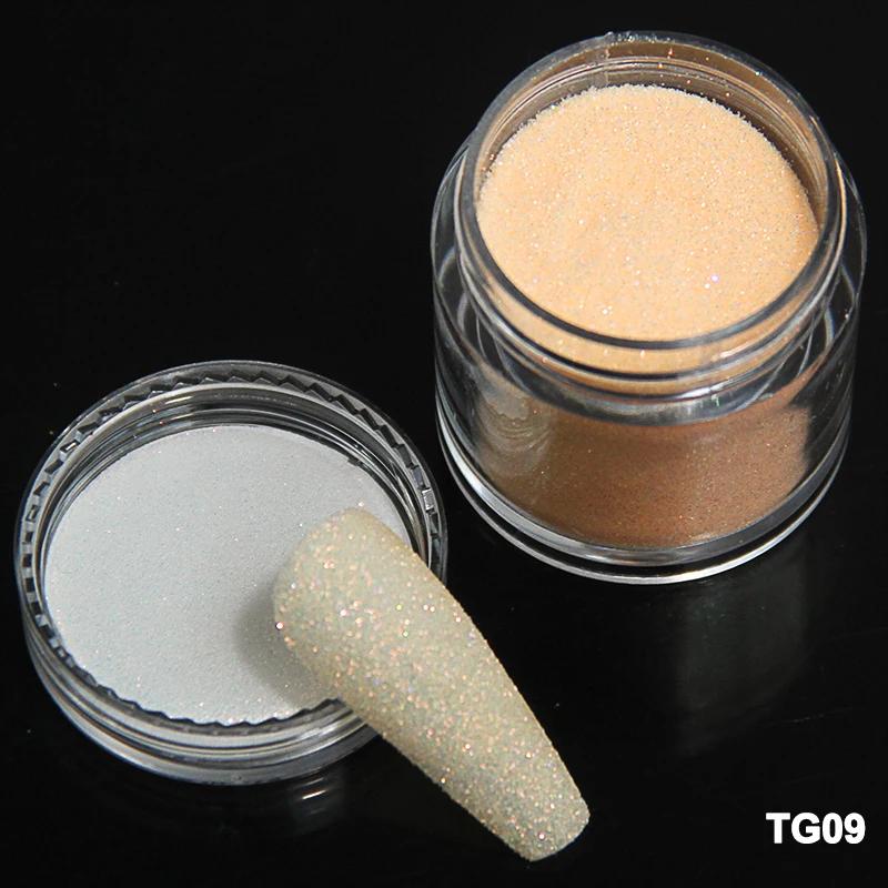 3,5g Paillettes Iridescentes Sucre pour Ongles Coloré Candy Coat Poudre Pigment Pour Manucure Effet Sucre Poussière Brillante Décorations Nail Art