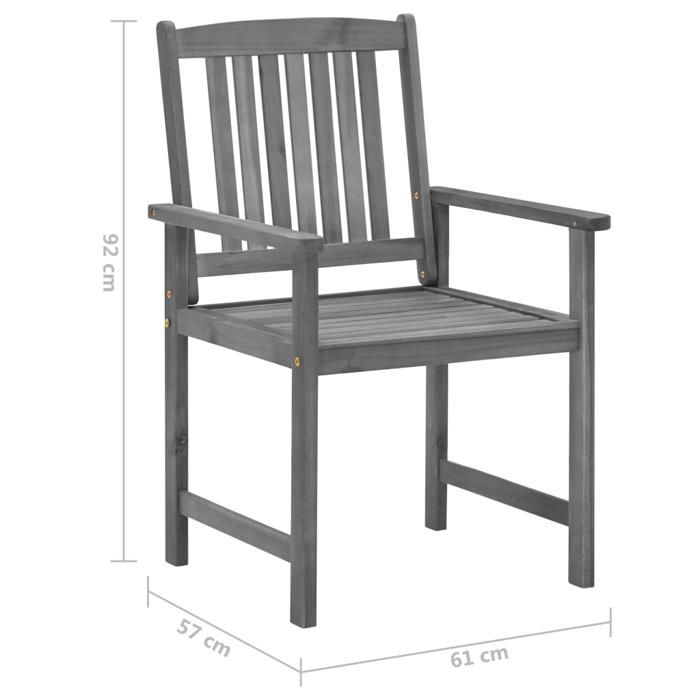 VidaXL 4x Chaises de Jardin avec Coussins Sièges de Patio Chaises de Terrasse Sièges d'Extérieur Chaises de Plage Camping 3061250
