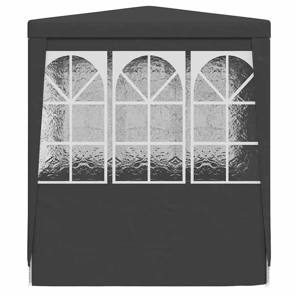 Professional Party Tent with Side Walls 2*2 M Anthracite 90 G M²