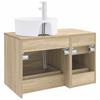 Bathroom Furniture Set 2 pcs. Sonoma Oak Engineered Wood