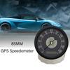 ELING 85mm GPS Speedometer 0-160km/h 0-220MPH Total Mileage Adjustable with Red Yellow Backlight for Car Yacht Universal 9-32V