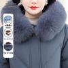 Xue Zhong Fei Women's Fox Fur Collar 90% Duck Down Parka