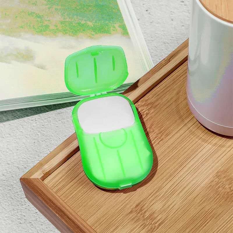 Portable Soap Sheets, Cute for Students To Wash Hands with Fragrance, Disposable Convenient Box Soap Paper