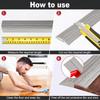 1PC 1mx3cm Floor Transition Strip Self-Adhesive Waterproof PVC Cuttable Wear-resistant Sealing Carpet To Tile Floor Door