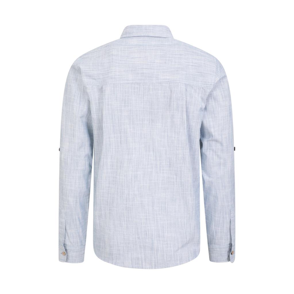 Mountain Warehouse Mens Coconut Textured Long-Sleeved Shirt