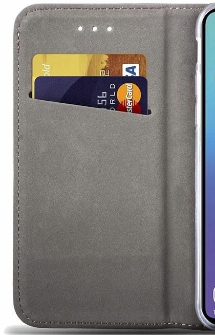 SMART MAGNETIC case with locking book, black, for IPHONE 7, 8, and SE + GLASS