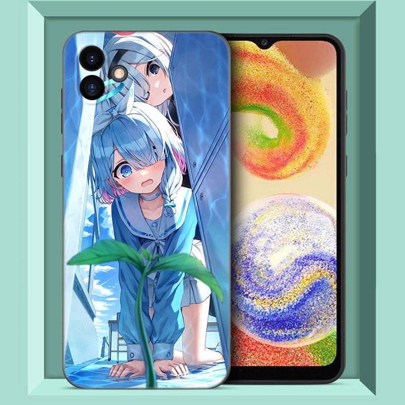 Blue Archive Game Phone Case For Samsung Galaxy A01 A03 Core A04 E A02 A05 A10 A20 A21 A30 A50 S A6 A8 Plus A7 2018 Black Cover