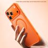 For iPhone 17 Pro Max Magnetic Case Skin-Feel Rubberized PC + TPU Phone Cover Compatible with MagSafe