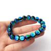[GOLD STONE] Kerama Marine Firefly Glass Bracelet, 10mm, Kerama Islands, Okinawa, Inner Diameter: Approx. 19.5cm