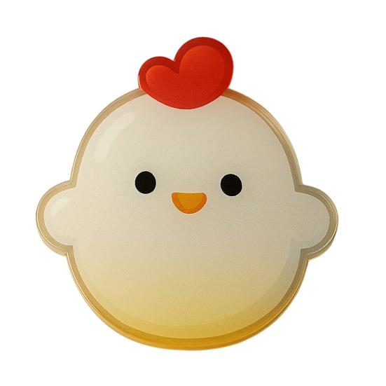 

Cartoon Acrylic Coaster Heat-Resistant Non-Slip Drink Mat for Cups Mugs Glasses Waterproof Oil Proof Table Protection Mat Cute Desktop Decoration F