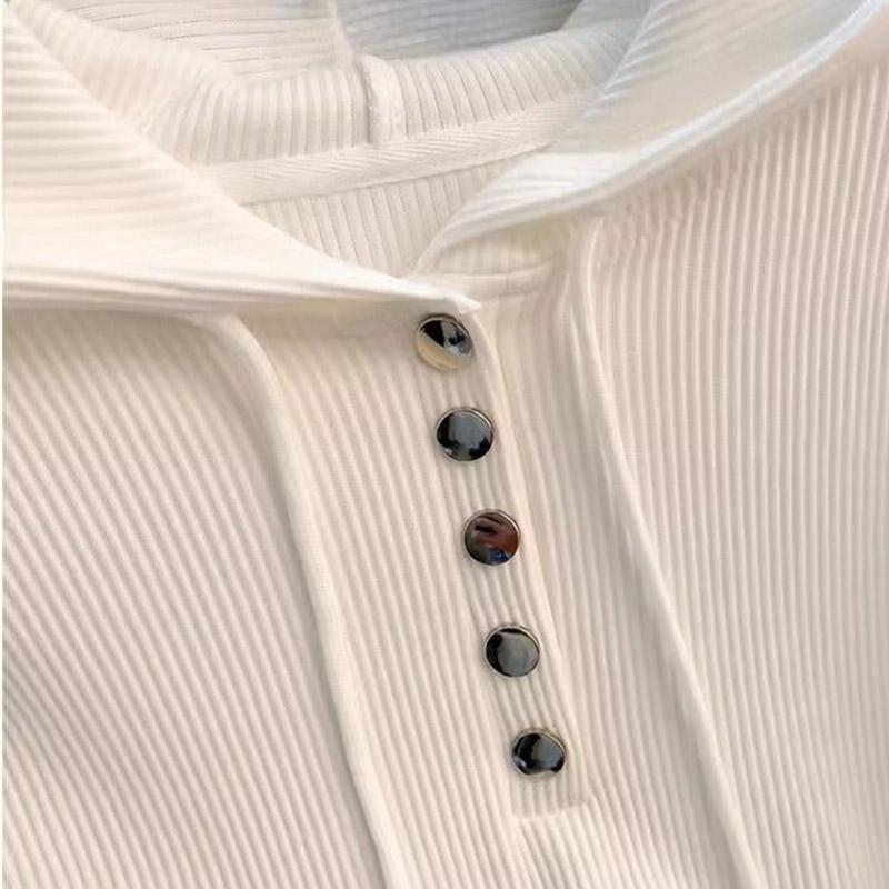 Kapuzenpullover Damen Bequeme Einfarbige Oberteile Sport Stretch Sweatshirt Tops