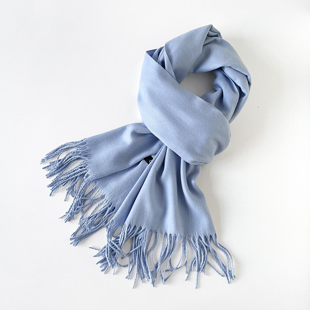 Multi-color imitation cashmere shawl scarf high-end fashion order versatile warm scarf women