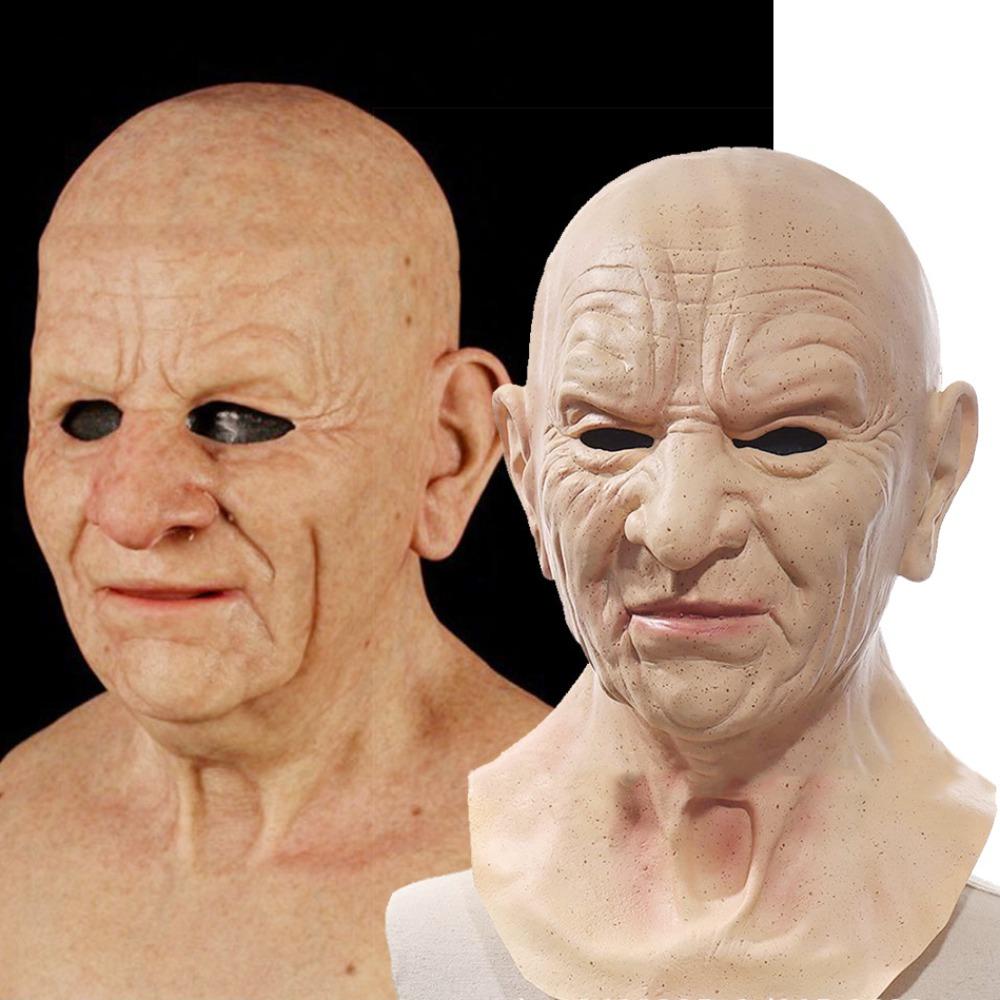 Party Carnival Party Party Supplies Cosplay Props Old Man Mask Masquerade Mask Halloween Decoration