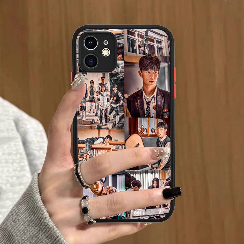 

TV All Of Us Are Dead Silicone Matte Phone Case For Iphone 13 14 15 16 Pro Max 11 12 X Xs Max Soft Cover iphone 15 plus