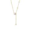Opal Small Waist Necklace Women'S Collarbone Chain Temperament Light Luxury Network