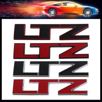 Chrome LTZ LSX for Tahoe Suburban Silverado Avalanche Sierra Emblem Badge Sticker