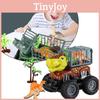 Sensory Engaging Dinosaur Truck Toy Set With Triceratops And Tyrannosaurus Figure
