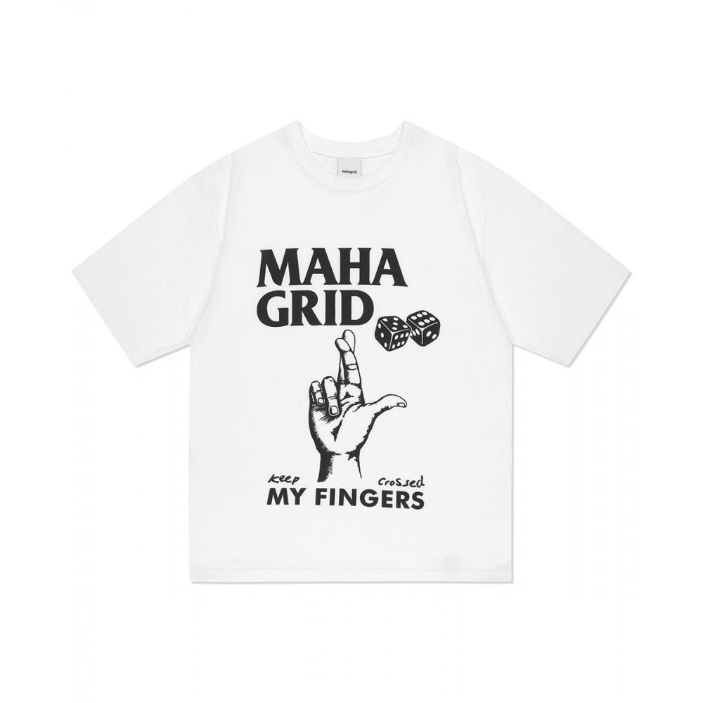 

ФУТБОЛКА MAHAGRID MY FINGERS WHITEMG2DMMT530A