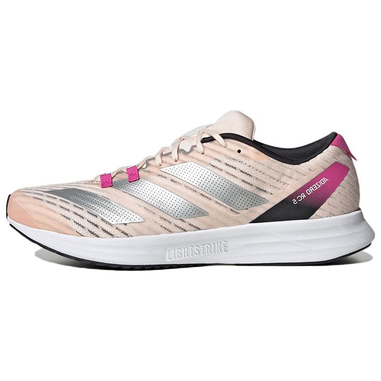 

Adidas Adizero Rc 5 Comfortable Trendy Fabric Non-Slip Wear-Resistant Lightweight Low-Top Running Shoes Men Sneakers Pink HQ3678 42⅔
