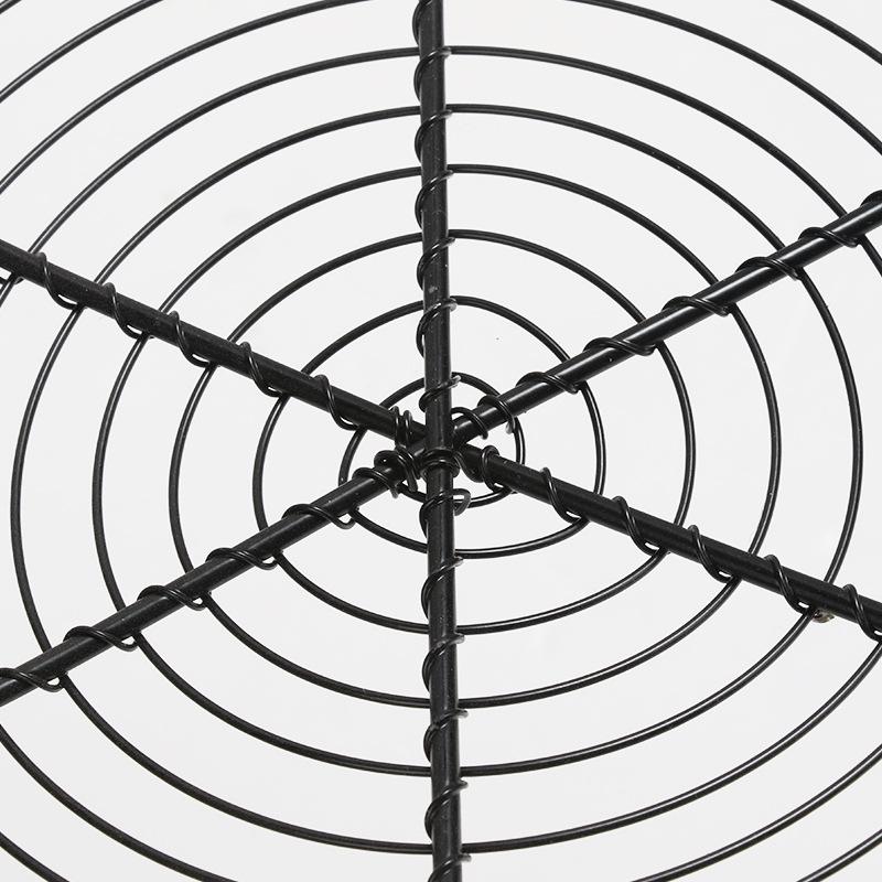 European-Style Three-Tier Wrought Iron Fruit Bowl and Storage Cradle