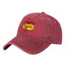 Cracker Barrel Logo Washed Canvas Baseball Cap Classic American Diner Brand Design Comfort Fit Adjustable Hat for Adults
