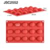 SJ 9 Types Half Sphere/Flat Round Silicone Mold Cake Decorating Tools Silicone Mold Chocolate Cookies Sandwich Bakeware