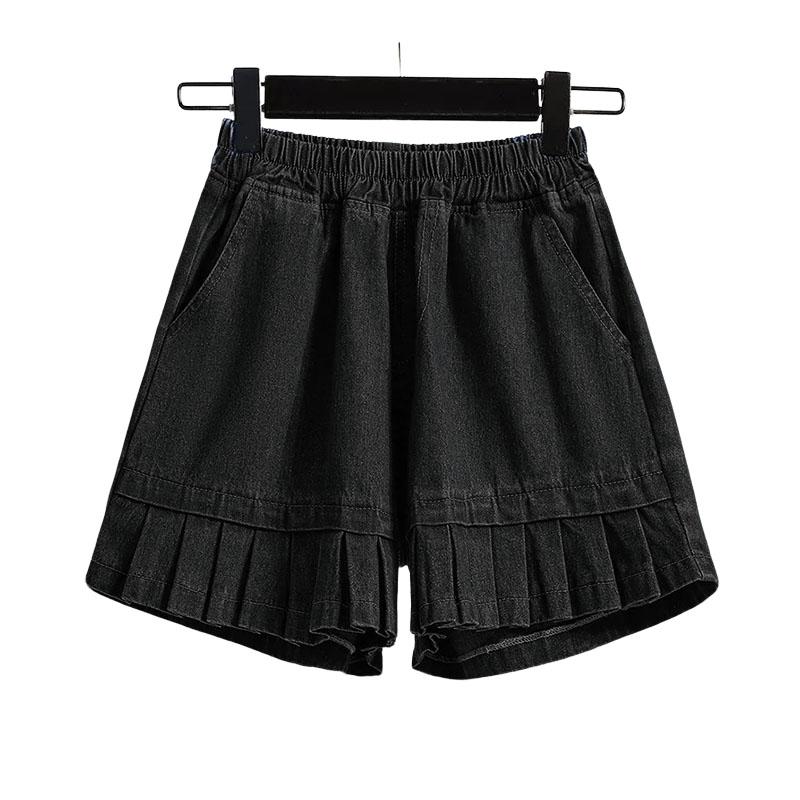 

ZANZEA Женские повседневные свободные летние короткие брюки с эластичной резинкой на талии L чёрный