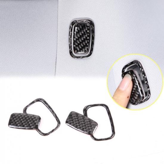 Carbon Fiber Interior Rear Roof Hook Cover For Tesla Model 3 Highland -24