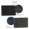 ZOO ZC-017 Made in Japan Genuine Elephant Leather Card CaseBusiness Card Holder, Bifold, Men's, Gray