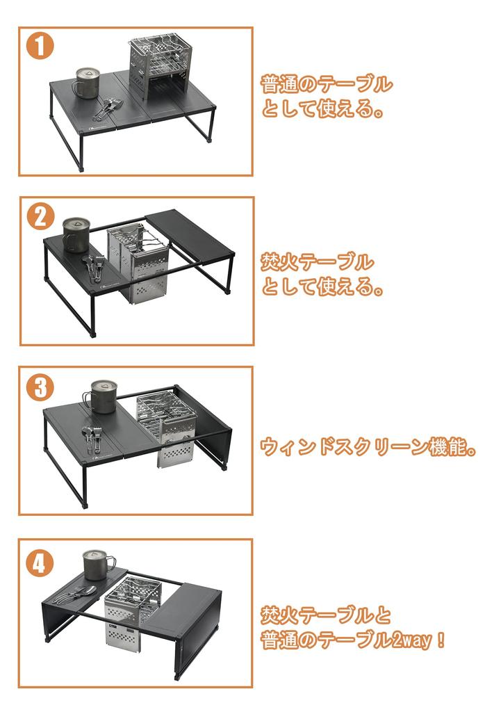 MOON LENCE Camping Table Outdoor Table Folding Aluminum Alloy Compact Ultra Light Heat Resistant Low Table Aluminum Roll Table Camping Outdoor Table