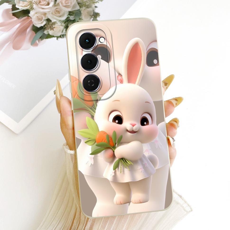 Lovely Rabbit Case For Tecno Spark 40 Pro Plus Cases Silicone Soft Cover For Spark 40 Spark40 Pro Plus 40Pro+ Shell Capas