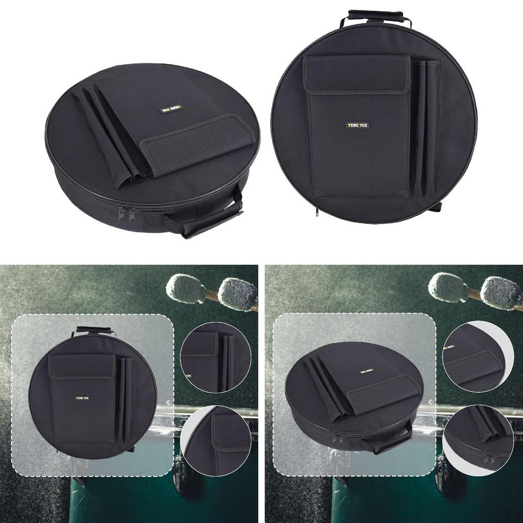 Drum Bag Backpack Carrying Case Percussion Accessories Pocket Dustproof Stick Mallet with Carry