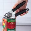 Heavy Duty Stainless Steel Manual Can Opener with Comfort Grip Handle Multifunctional Bottle Opener Easy to Use Durable Design