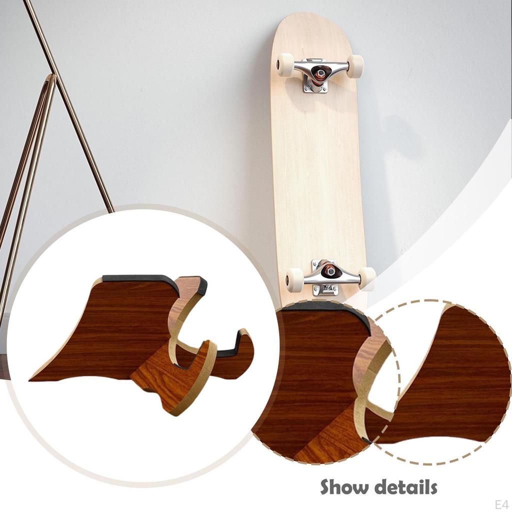 Floor Stand Display Mount Easy Setup Organization Practical Wood Stable Gift Simple Skateboard