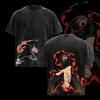 Anime Jujutsu Kaisen Itadori Yuji Graphic T Shirt Men Women Clothing Oversized Tshirt Washed Cotton Tee Harajuku Casual T-shirt