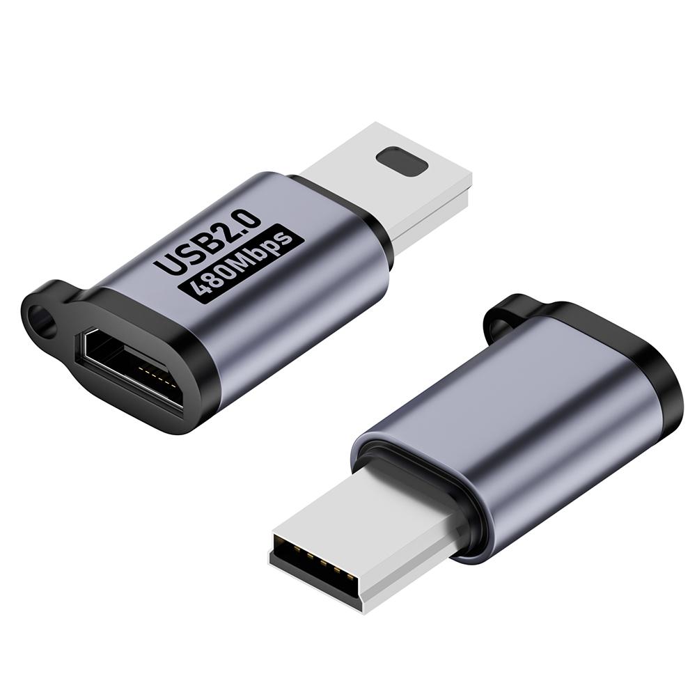 2/4PCS Type-C Female To Micro USB Male/Mini USB Male Micro USB Female To Type-C/Mini USB Male 480Mbps 5V 2A for Phone/Tablet/PC