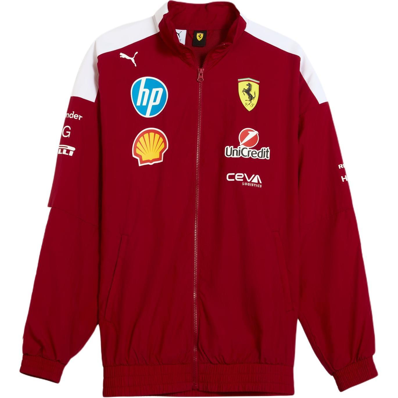 PUMA x Scuderia Ferrari 2025 Drivers T7 Oversized Jacket Dark Cherry Men s 713572-01 XL
