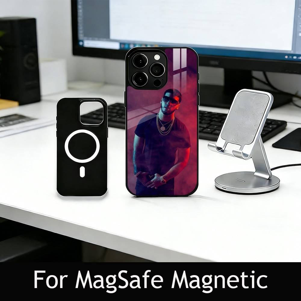 Rapper A-Anuel AA R-Real Phone Case For iPhone17,16,15,14,13,12,11 Plus,Pro Magnetic with Magsafe Wireless Charging