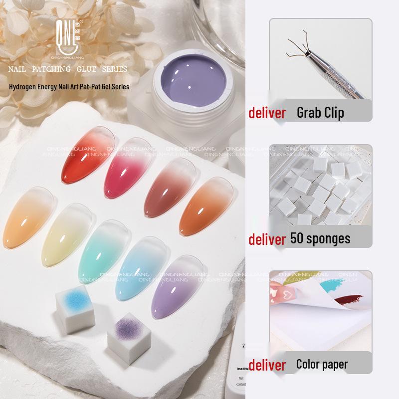 Nail Art Gel - 9 Rich Colors for Gradient Blush and High-Saturation Mixes