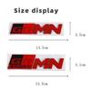 3D Metal GR Sport MN GRMN Letters Car Fender Rear Trunk Badge Emblem Sticker For RZ RC RS Corolla Camry Prius Accessories