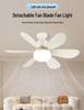 Smart Silent Ceiling Fan Light with E27 Base & 3-Color Dimming