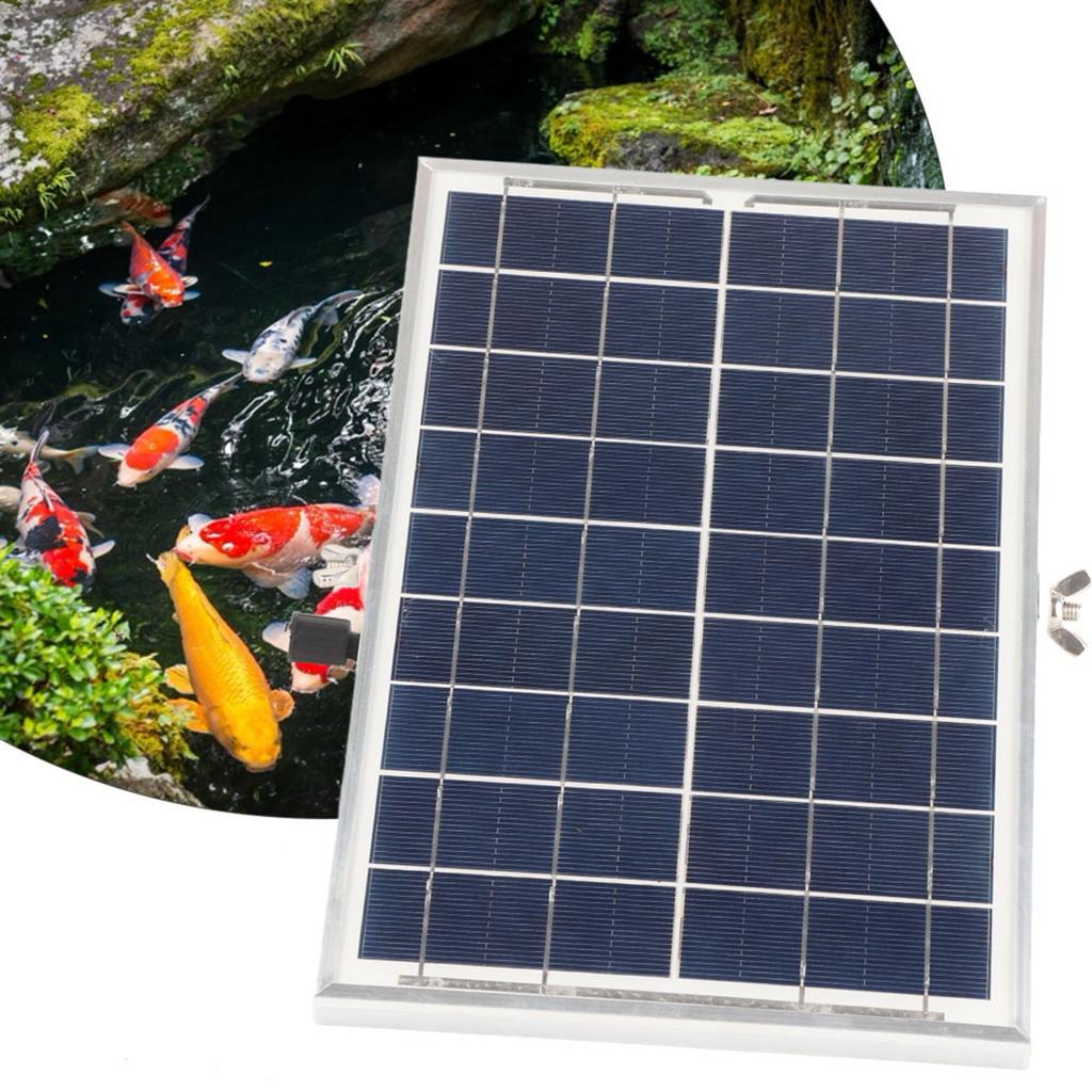 Solar Powered Oxygenator Fish Tank Aquarium Pond Water Oxygen Pump Air Pump BSV AP006